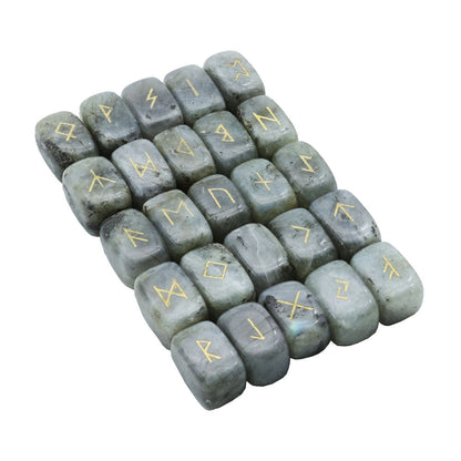 Set di 25 rune – Labradorite