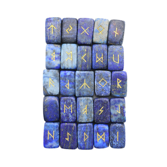 Set di 25 rune – Lapislazzuli