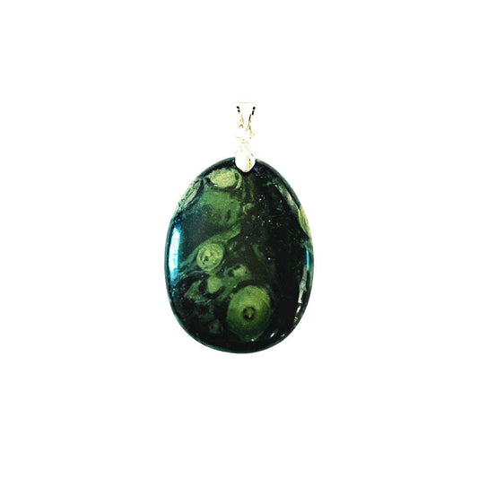 Pendente Kambamba Jasper – Pietra piatta