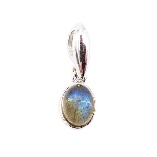 Ciondolo Labradorite “Camille” – Ovale – Argento 925