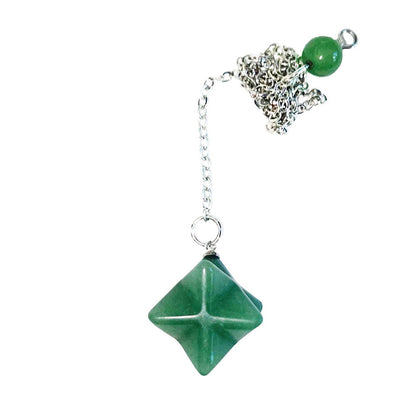 Pendolo di Avventurina Verde – Merkaba