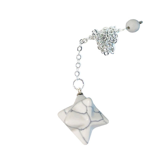 Pendolo di Howlite – Merkaba