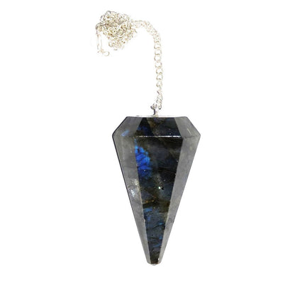 Pendolo in Labradorite – Esagonale