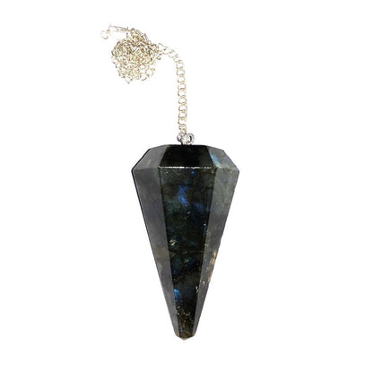 Pendolo in Labradorite – Esagonale