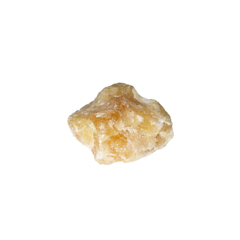 Pietra grezza di calcite arancione