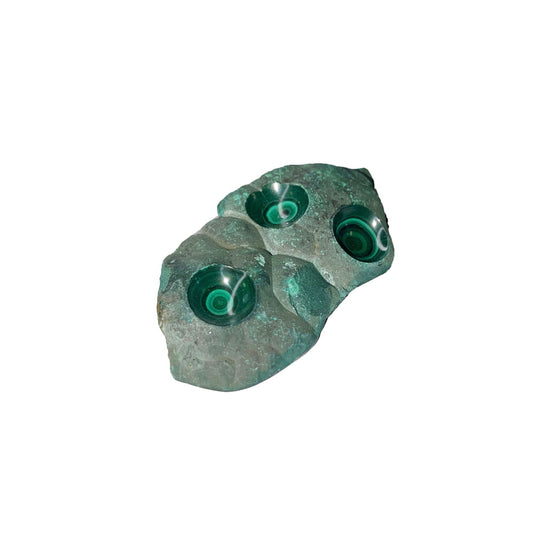 Pietra grezza di malachite