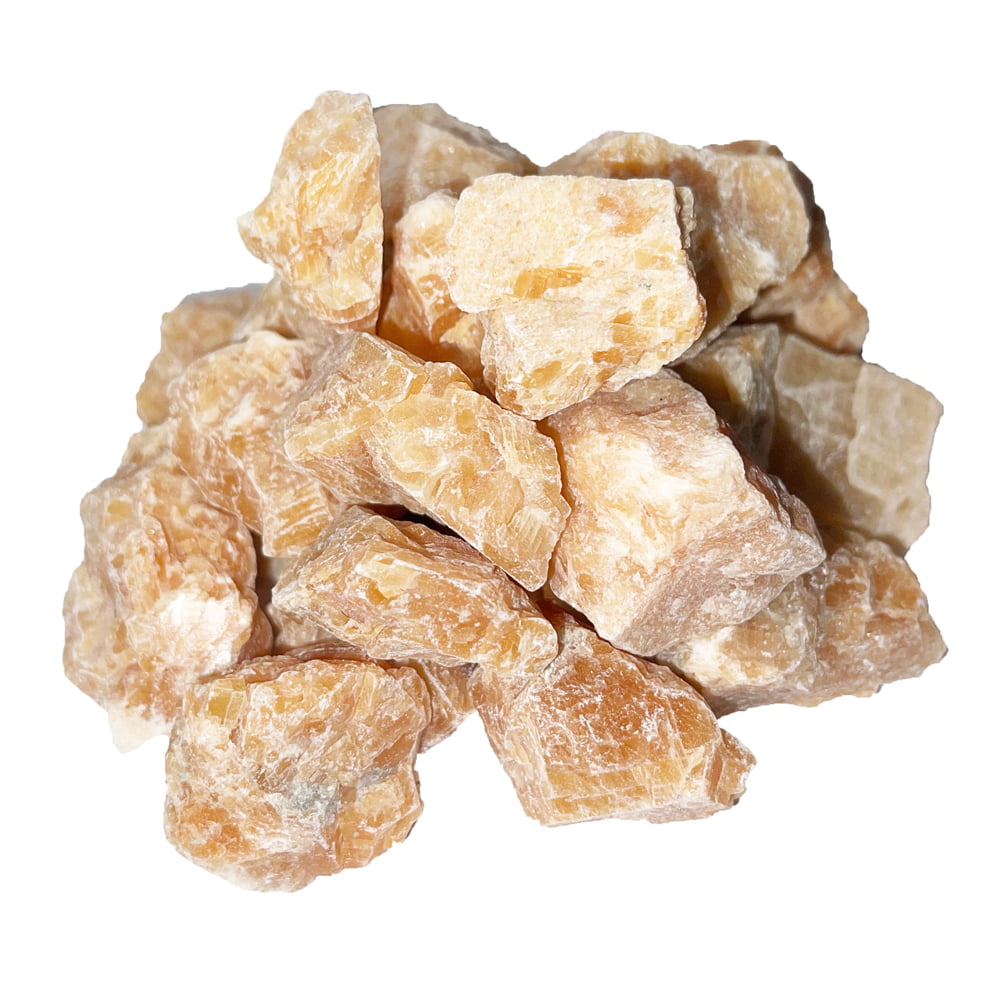 Pietra grezza di calcite di fuoco