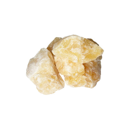 Pietra grezza di calcite arancione