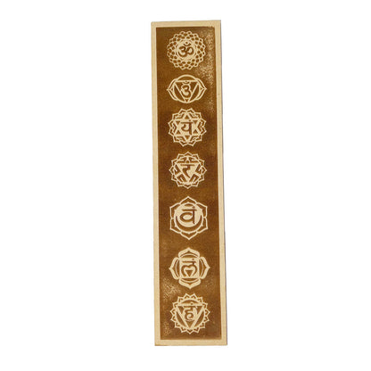 Piastra di ricarica 7 Chakra – Legno intagliato