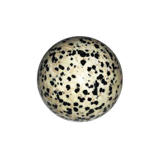 Sfera di Diaspro Dalmata – 40 mm