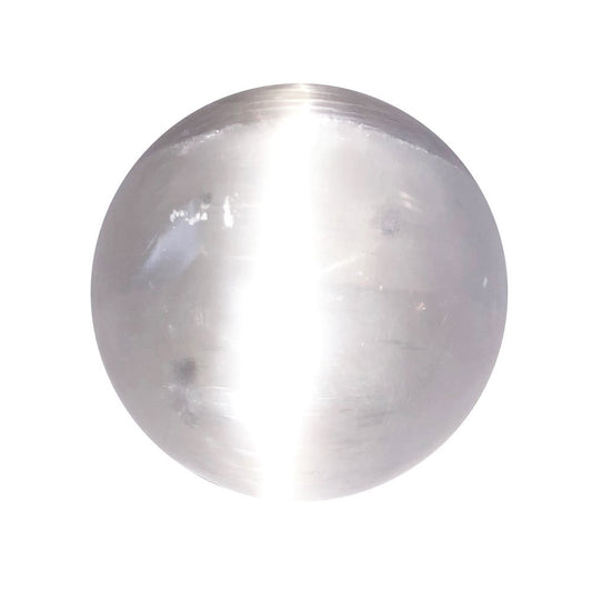 Sfera di Selenite – Tra 50 e 55 mm